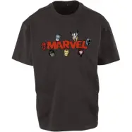 Avengers - Marvel T-shirt - Marvel Comics Logo With Heroes - S XXL - för Herr - svart
