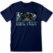 Avengers - Marvel T-shirt - Nick Fury - Leader - S XXL - för Herr - marinblå