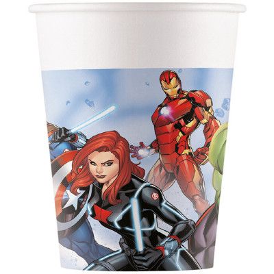 Avengers Pappersmuggar 8-pack