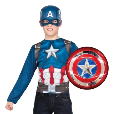 Captain America Set för Barn - One size