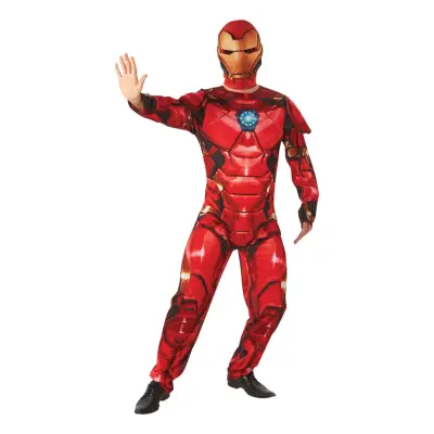 Iron Man Deluxe Maskeraddräkt - Standard