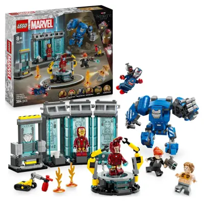 LEGO® Marvel Iron Mans labb: rustningarnas sal 76315 - LEGO -  Leksaksaffären