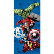 Marvel Avengers Blue Handduk - 70 x 140 cm