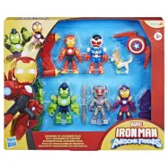 Marvel Iron Man Awesome Friends Armored-Up Avengers Pack