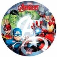 Tårtbild coola Avengers 20 cm