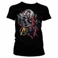 The Avengers Heroes Girly Tee, T-Shirt