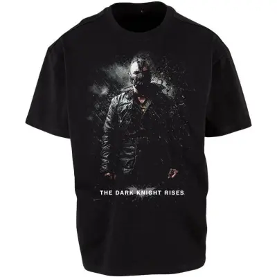 Batman - DC Comics T-shirt - Bane Dark Knight Rises In The Rain - M 3XL - för Herr - svart
