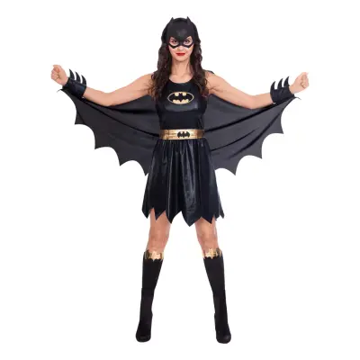 Batgirl Klassisk Maskeraddräkt - Small