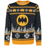 Batman Christmas jumper - Gotham - XS XXL - för Herr - svart/grå/gul