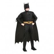 Batman Dark Knight med Muskler Barn Maskeraddräkt - Medium