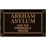 Batman - DC Comics Dörrmatta - Arkham Asylum - för None - svart/beige