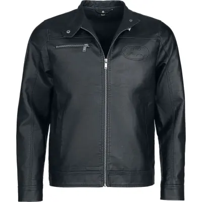 Batman - DC Comics Konstläderjacka - S XXL - för Herr - svart