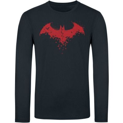 Batman - DC Comics Långärmad tröja - Logo - L XXL - för Herr - svart