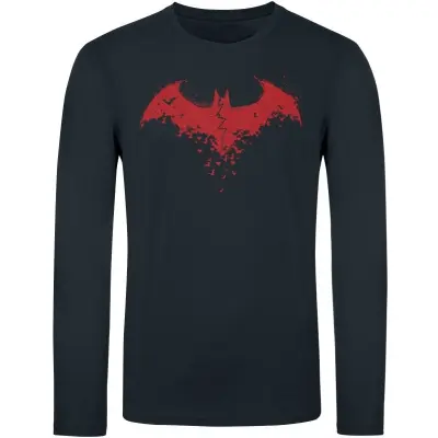 Batman - DC Comics Långärmad tröja - Logo - L XXL - för Herr - svart