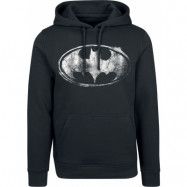 Batman - DC Comics Luvtröja - Smudge Logo - S L - för Herr - svart