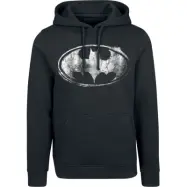 Batman - DC Comics Luvtröja - Smudge Logo - S L - för Herr - svart