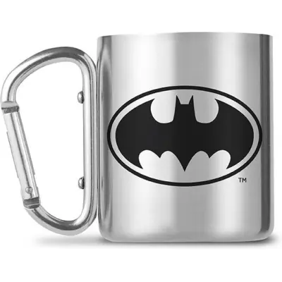 Batman - DC Comics Mugg - Tasse mit Karabinerhaken - för  silverfärgad