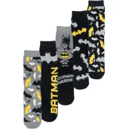 Batman - DC Comics Strumpor - Batman - 5er Pack Herrensocken - EU 40-45 - för Herr - flerfärgad