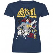 Batman - DC Comics T-shirt - Batgirl - Hero Or Villain - S XXL - för Dam - marinblå