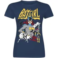 Batman - DC Comics T-shirt - Batgirl - Hero Or Villain - S XXL - för Dam - marinblå