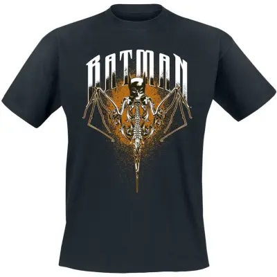 Batman - DC Comics T-shirt - Batman Skeleton Bat - M 3XL - för Herr - svart