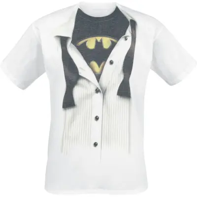 Batman - DC Comics T-shirt - Blouse - S XXL - för Herr - vit
