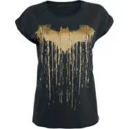Batman - DC Comics T-shirt - Logo Dripping - S XL - för Dam - svart