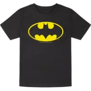 Batman - DC Comics T-shirt - Metal-Kids - Batman-Logo - 92 164 - för barn - svart