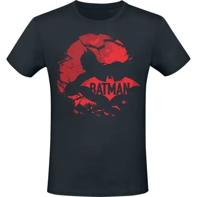 Batman - DC Comics T-shirt - Red Circle - S XXL - för Herr - svart