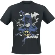 Batman - DC Comics T-shirt - Serious Face - M 3XL - för Herr - svart