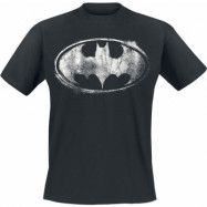 Batman - DC Comics T-shirt - Smudge Logo - S 3XL - för Herr - svart