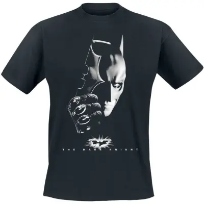 Batman - DC Comics T-shirt - The Dark Knight Grey Poster - M 3XL - för Herr - svart