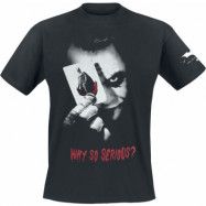 Batman - DC Comics T-shirt - The Dark Knight - Why So Serious? - S XXL - för Herr - svart