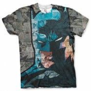 Batman Face-Up Allover T-Shirt, T-Shirt