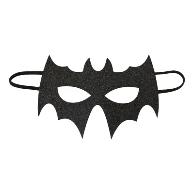 Batman Glittrig Ögonmask Barn - One size