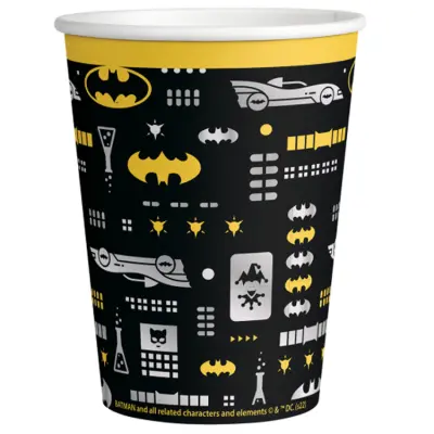 Batman Pappersmugg 8-pack