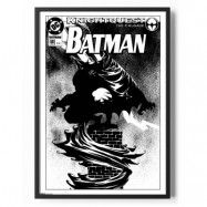 Batman Retro B/W Poster