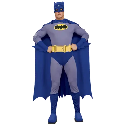 Batman Retro Maskeraddräkt S