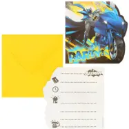 Batman Rogue Rage Inbjudningskort 6-pack