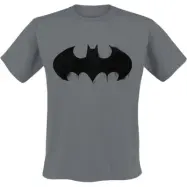 Batman T-shirt - Inked Logo - S XXL - för Herr - mörkgrå