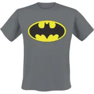 Batman T-shirt - Signal Logo - S XXL - för Herr - mörkgrå