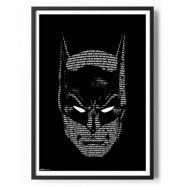 Batman Words Poster