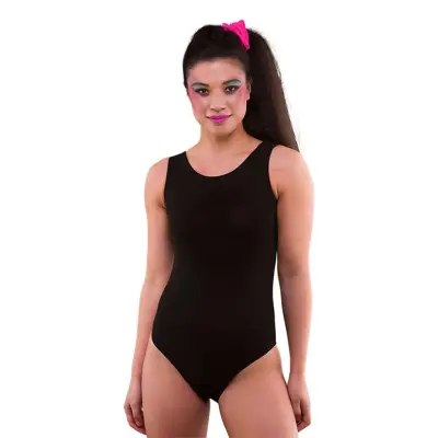 80-tals Bodysuit Svart - X-Small/Small