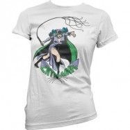 Catwoman In Action Girly Tee, T-Shirt