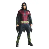 Batman Arkham Robin Deluxe Maskeraddräkt - X-Large