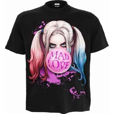 Batman - DC Comics T-shirt - Harley Quinn - Mad Love - M L - för Dam - svart