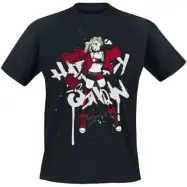 Batman - DC Comics T-shirt - Harley Quinn - Manga Style - S 5XL - för Herr - svart