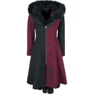 Batman - DC Comics Vinterrock - Harley Quinn - S M - för Dam - röd/svart