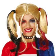 Blond Peruk med Tofsar - One size