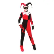 Harley Quinn Classic Deluxe Maskeraddräkt - Small